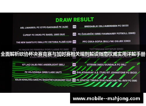 全面解析欧协杯决赛竞赛与加时赛相关规则解读指南权威实用详解手册