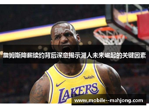 詹姆斯降薪续约背后深意揭示湖人未来崛起的关键因素