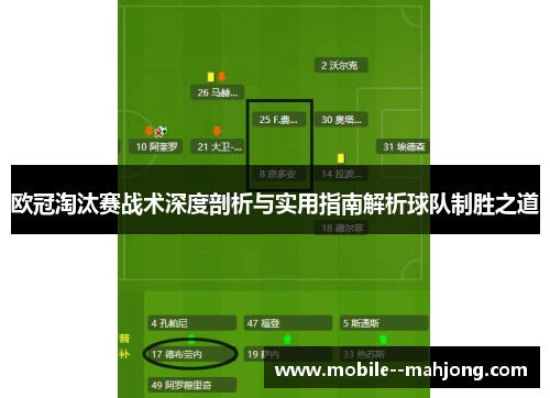 欧冠淘汰赛战术深度剖析与实用指南解析球队制胜之道